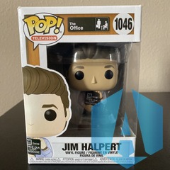 Funko POP! TV The Office Jim Halpert with Nonsense Sign Vinyl Figure #1046